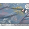 thumbnail image 2 of Soimoi polyester Crepe Fabric Leaves & Floral Flower Fabric Prints By Yard 52 Inch Wide, 2 of 3