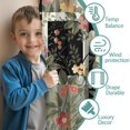 thumbnail image 3 of Blackout Kids Curtains,Pioneer Flower Childrens Insulated Curtains Set Of 2,Bedroom Essentials,Toddler Room Decor 42x54in(106x137cm), 3 of 4