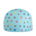 thumbnail image 4 of Cocomelon Blue Polyester Toddler Round Bean Bag Chair for Children's Room Décor, 4 of 5