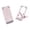 Pink, variant on Eolstice Desktop Phone Stand, Foldable Card Style Adjustable Lifting Bracket, Portable Cell Phone Holder for Office, Home, Travel, Desk, Tablet and Bed,White