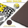 thumbnail image 5 of Kitchen Mats for Floor [2 PCS] Anti-Fatigue Comfort Kitchen Rugs, Boho Flower Cushioned Waterproof Kitchen Decor Mat Thick, Standing Floor Mats for Home/Office, 18''''x30''''+18''''x48''''(Yellow), 5 of 6