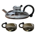 thumbnail image 1 of Hyasfey Glass Tea Pot with Removable Tea Brewer Filtration Heat Resistant Glass Teapot for Loose Leaf Tea Stove Microwave Safe BPA-Free Tea Infuser Pitcher, 1 of 8