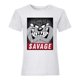 thumbnail image 1 of Looney Tunes - Camiseta Holgada Savage Taz para Mujer (Blanco), 1 of 2