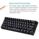 thumbnail image 3 of Teclado MOTOSPEED CK62 BT3.0 Teclado mecánico con cable para tableta, computadora portátil, teléfono inteligente, negro MOTOSPEED Teclado, 3 of 7