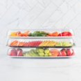 thumbnail image 3 of Rectangle Clear Tray Lid (1 Pc) - 17.5" Disposable Serving Platter Lid for Appetizer, Fruits & Serving Dishes | Perfect Plastic Tray Lid for Party Serveware, Catering, & Food Storage, 3 of 4