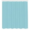 thumbnail image 3 of Ambesonne Vintage Blue Shower Curtain, Classical Argyle, 69"Wx84"L, Pale Blue White, 3 of 3