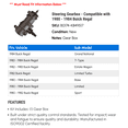 thumbnail image 2 of Steering Gearbox - Compatible with 1980 - 1984 Buick Regal 1981 1982 1983, 2 of 2