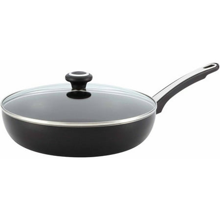 Farberware Dishwasher Safe High Performance Nonstick 12-Inch Covered Deep Skillet,