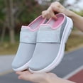 thumbnail image 4 of VoxSoles Clogs for Women Mules Shoes 2025 Breathable Sneakers Womens Comfortable Arch-Support Closed Toe Backless Slides Wedg𝖾 𝖲lip-on Casual Shoes Mesh Slippers 𝖮rthopedic Walking Sneakers, 4 of 7