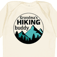 thumbnail image 4 of Inktastic Grandma's Hiking Buddy with Mountains and Trees Boys or Girls Long Sleeve Baby Bodysuit, 4 of 5