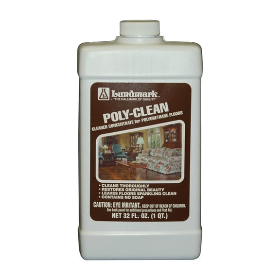 Lundmark Poly-Clean For Polyurethane Floors Qt Clean Scent Case of 6