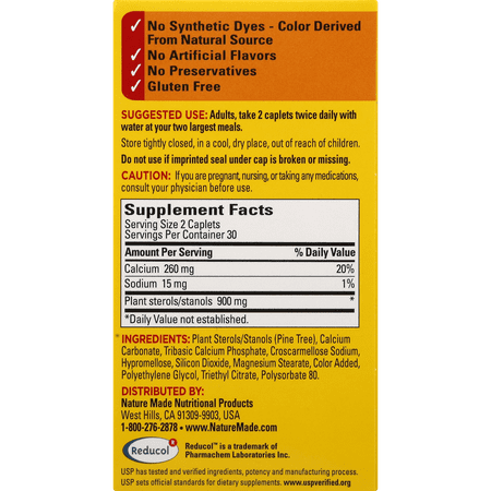 Nature Made CholestOff 60 Caplets (Pack of 3)