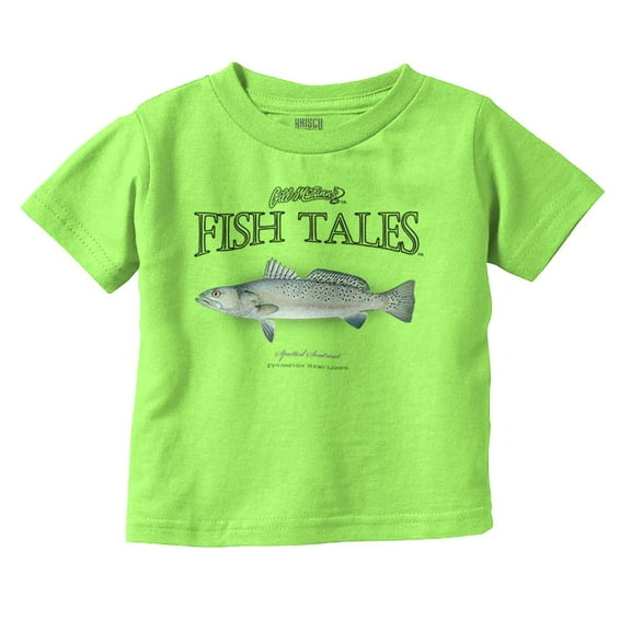 Gill McFinn Spotted Seatrout Fishing Toddler Boy Girl T Shirt Infant Toddler Brisco Brands 12M