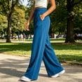 thumbnail image 4 of Admvng Sweatpants Women Baggy Solid Color Thin Large Size Leggings High Waist Can Be Worn At Home and Outside Trousers, Size XL-6XL, 4 of 6