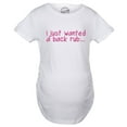 thumbnail image 2 of Maternity I Just Wanted A Back Rub Funny T shirts Pregnancy Tees for Women, 2 of 9
