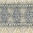 thumbnail image 3 of Surya Anders ADR-006 20 x 20" Square Cotton Pillow Cover in Slate Gray/Beige, 3 of 4