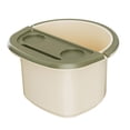 thumbnail image 2 of Bañera de hidromasaje para pies, cómoda, portátil, con asa, ahorra espacio. beige, 2 of 8