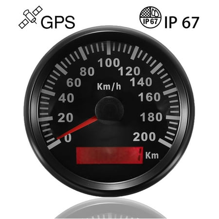 - IP67 Waterproof 200KM/H Speed 3.3'' Car Motor Auto ATV UTV Stainless GPS Speedometer Odometer Digital Gauges