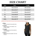 thumbnail image 3 of Bovemsi Tank Tops for Women 2025 Summer Cotton Linen Shirts Solid Color Casual Loose Sleeveless Vest Tunic Tops, Red Women's Summer Tank Tops, L, 3 of 7