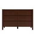 thumbnail image 5 of Dresser, Cabinet with 6 Drawers, Mid Century Modern Dressers and Chests Of Drawers, Rustic Wooden Chest, Storage Cabinet, Dresser For Bedroom Living Room, Natrual, 5 of 8
