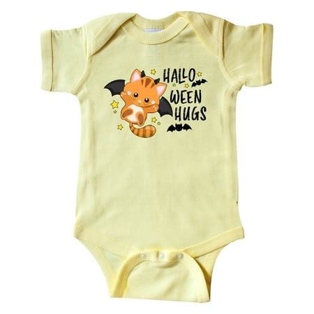 

Inktastic Halloween Hugs with Cute Vampire Cat Bat Gift Baby Boy or Baby Girl Bodysuit