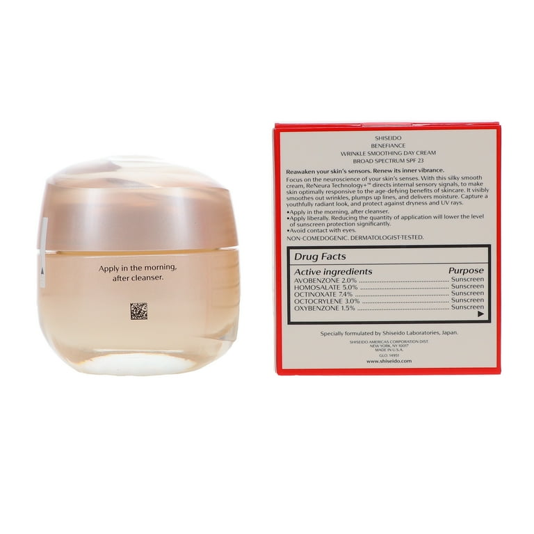 Shiseido Benefiance Wrinkle Smoothing Day Cream SPF 23, 1.7 oz
