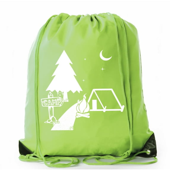 Mato & Hash Camp Drawstring Backpack for All Types of Camps and Birthday Parties