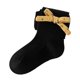 thumbnail image 1 of Pantimedias para niños Color puro Lindo dulce Bowknot Medias cálidas para niñas Medias con patas para baile diario Negro S; para altura 75‑85 cm/29,5‑33,5 pulgadas, 1 of 5
