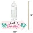 thumbnail image 3 of Big Dot of Happiness Funny Pink Flamingo - Party Like a Pineapple - Tropical Summer Photo Booth Props Kit - 10 Piece, 3 of 5