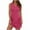 QZ1_Hot Pink, variant on Eiyaclvo Summer Dresses for Women V-Neck Sleeveless Mini Dress Casual Beach Vacation Sundresses Tank Dress with Split