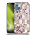 thumbnail image 1 of Head Case Designs Officially Licensed Micklyn Le Feuvre Marble Patterns Blush Quartz Honeycomb Soft Gel Case Compatible with Apple iPhone 14, 1 of 7