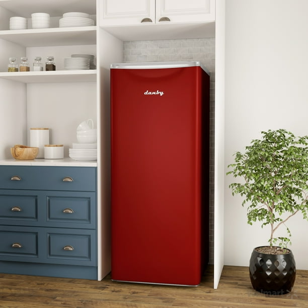Danby 11.0 Cu Ft. All Refrigerator in Metallic Red, Retro Look