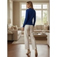 thumbnail image 3 of Sueter Mujer Moda Sweater Dama Abierto Cierres Abrigo Ligero LOLE  Sueter, 3 of 9