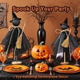 thumbnail image 4 of Halloween Decorations Indoor - 3 Set Primitive Halloween Wtich with Hat, Wooden Stand Witch Decor for Table Centerpieces, Mantels, Shelves, Vintage Spooky & Festive Party Decor, 4 of 9