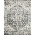 thumbnail image 5 of Livabliss Alpharetta Vintage Medallion Area Rug,6'7" x 9',Medium Grey, 5 of 5