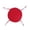 A004- Deep Red, variant on Non-Slip Brown Round Chair Cushion, 15 Inch Thick Padded Seat Pad with Ties for Home Use, 1 Pack
