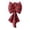 Plaid-19inch, variant on Lksixu Christmas Red Velvet Bows, Christmas Decorations 12 inch Large Rustic Fabric Bows with Twist Tie, Christmas Tree Topper Bows Winter Holiday Hanging Decorative Bows for Xmas Party Wedding