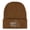 Earthy Yellow, variant on Super Bowl Football Embroidered Acrylic Knit Beanie, Soft Stretchy Daily Hat, Perfect Unisex Gift for Men and Women