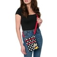 thumbnail image 5 of Disney Mickey Mouse Passport Bag Crossbody Purse Travel Black White, 5 of 8
