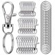 thumbnail image 1 of Ganchos giratorios con llaveros, 100 unidades, Sucrown Silver, 1 of 6