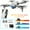 E99 With Two Batteries Grey, variant on E88 Drone with Camera | Foldable RC Quadcopter with APP Control & 2 Batteries | Real-Time Video Remote Control for Indoor/Outdoor | Perfect Birthday & Easter Gift for Beginners