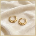 thumbnail image 6 of DESIGNICE Earrings for Women,Gold Jewelry for Women,Stainless Steel Big Earrings for Women, 6 of 7