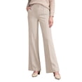thumbnail image 2 of Delayuji Women's Pants High Waist Soft Pull On Slacks For Senior Ladies Wide Leg Pants Dressy Business Pants, 2 of 5