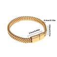 thumbnail image 3 of Xihbxyly Ofertas para mujeres Pulsera de cuentas ojo de piedra volcánica natural Pulsera de salud Pulsera moldeadora Pulsera de ágata con cuerda de piel de vaca, 3 of 7
