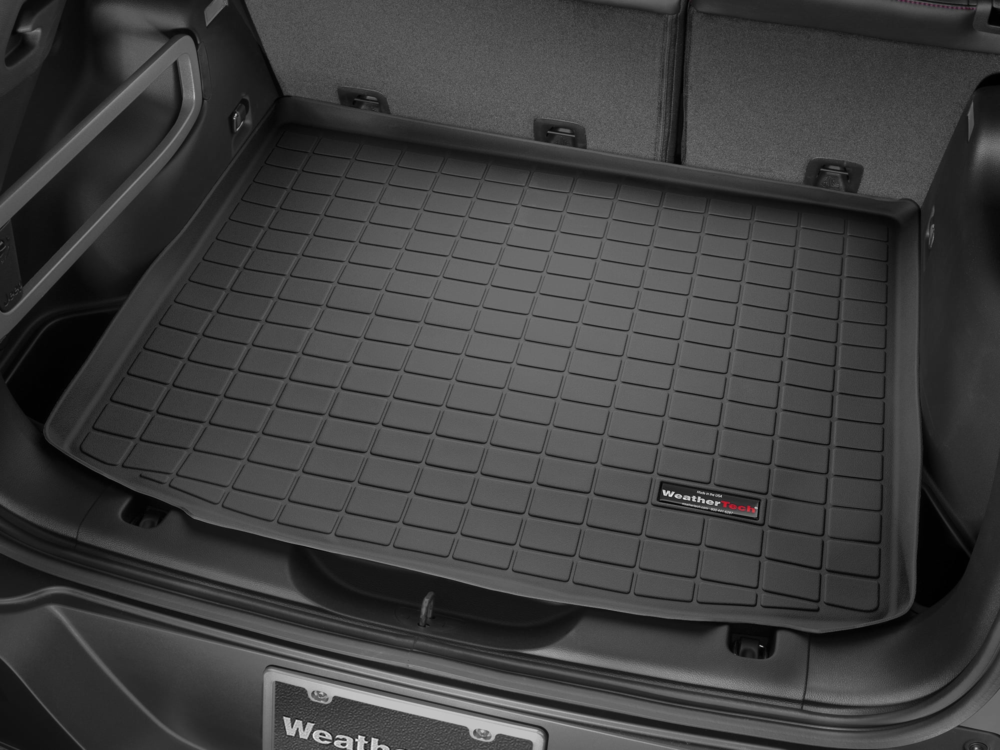 WeatherTech Cargo Trunk Liner compatible with 2014-2018 Jeep Cherokee - Behind 2nd Row, Black