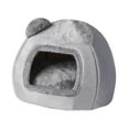 thumbnail image 2 of Nido para Gatos, Cueva para Cachorros, Cama para Perros Y Gatos, Acogedora, Lavable, Portátil, Casa para Gatos para Perros Pequeños Y Medianos, Cachor Gris, 2 of 8