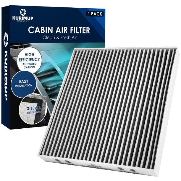 Filtro de aire de cabina KURIMUP Premium con carbón activado para Chevrolet Silverado 1500LD/2500HD/3500HD/Suburban, GMC Sierra 1500/2500HD/3500HD/Yukon