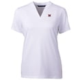 thumbnail image 2 of Women's Cutter & Buck White Miami University RedHawks Forge Blade V-Neck Top, 2 of 3