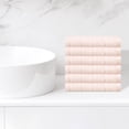 thumbnail image 2 of REGALWOVEN Cotton Plaid Pattern Washcloths, Highly Absorbent and Fast Drying Towels for Bathroom 13'x13' Pink 6 Pack, 2 of 7