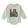 thumbnail image 1 of Gibobby Mamelucos para bebe niño polar Bebé niños manga larga bordar pulóver recién nacido sudadera monos(Gris, 0-3 Meses), 1 of 5